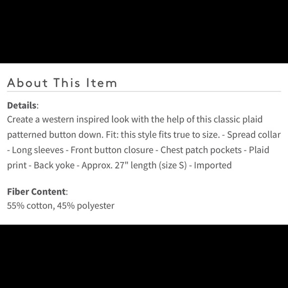 C&C PLAID BUTTONS SHIRT - Picture 4 of 4